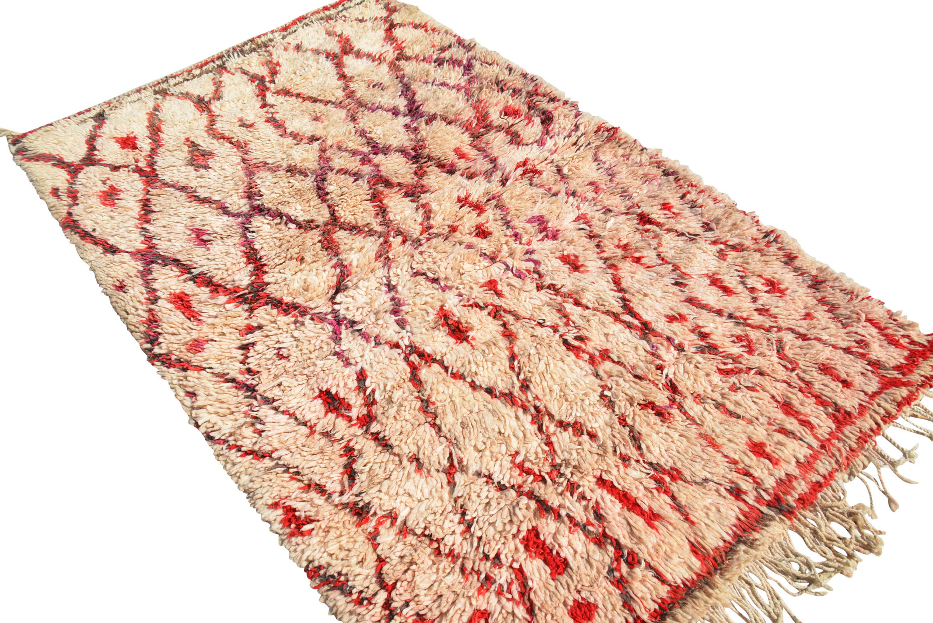 Faded Vintage Rugs -Vintage Moroccan Rug - Illuminate Collective
