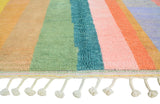  Jubilee: Handwoven Moroccan Wool Rug - Colorful Boho Rug - Illuminate Collective