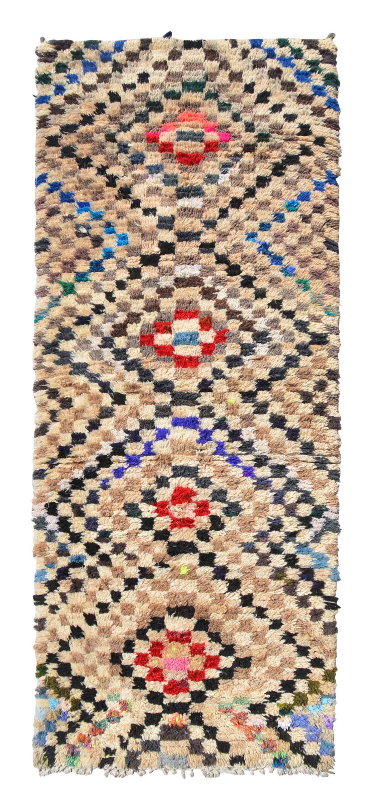 Vintage Linoleum Rugs | Vintage Bath Moroccan Rug Medium | Illuminate Collective