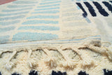 Moroccan Rug Blue Columns Handmade Rug I Moroccan outdoor rugs Illuminate Collective