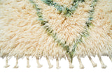 Moroccan Rug Green shaggy Handmade Moroccan Rug Illuminate Collective