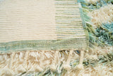 Moroccan Rug Green shaggy Handmade Moroccan Rug Illuminate Collective