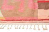 Moroccan Rug Mud pink Handmade Rug Illuminate Collective