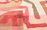 Moroccan Rug Mud pink Handmade Rug Illuminate Collective