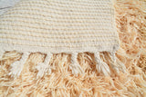 Moroccan Rug White Shaggy Moroccan Rug Illuminate Collective