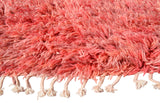 Rugs Pink Shaggy Moroccan Rug | Pinks Shaggy Large Area Rug Illuminate Collective